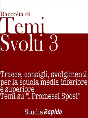 cover image of Temi svolti 3